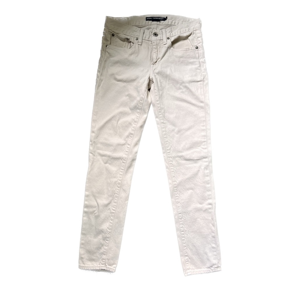 Ralph Lauren white sport skinny jeans